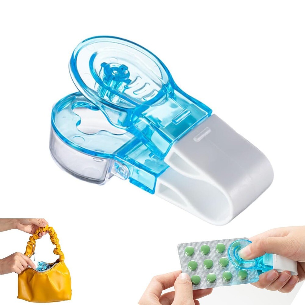 1/2/3/9Pcs Portable Pill Taker Anti Pollution Medicine Popper Tablet Dispenser