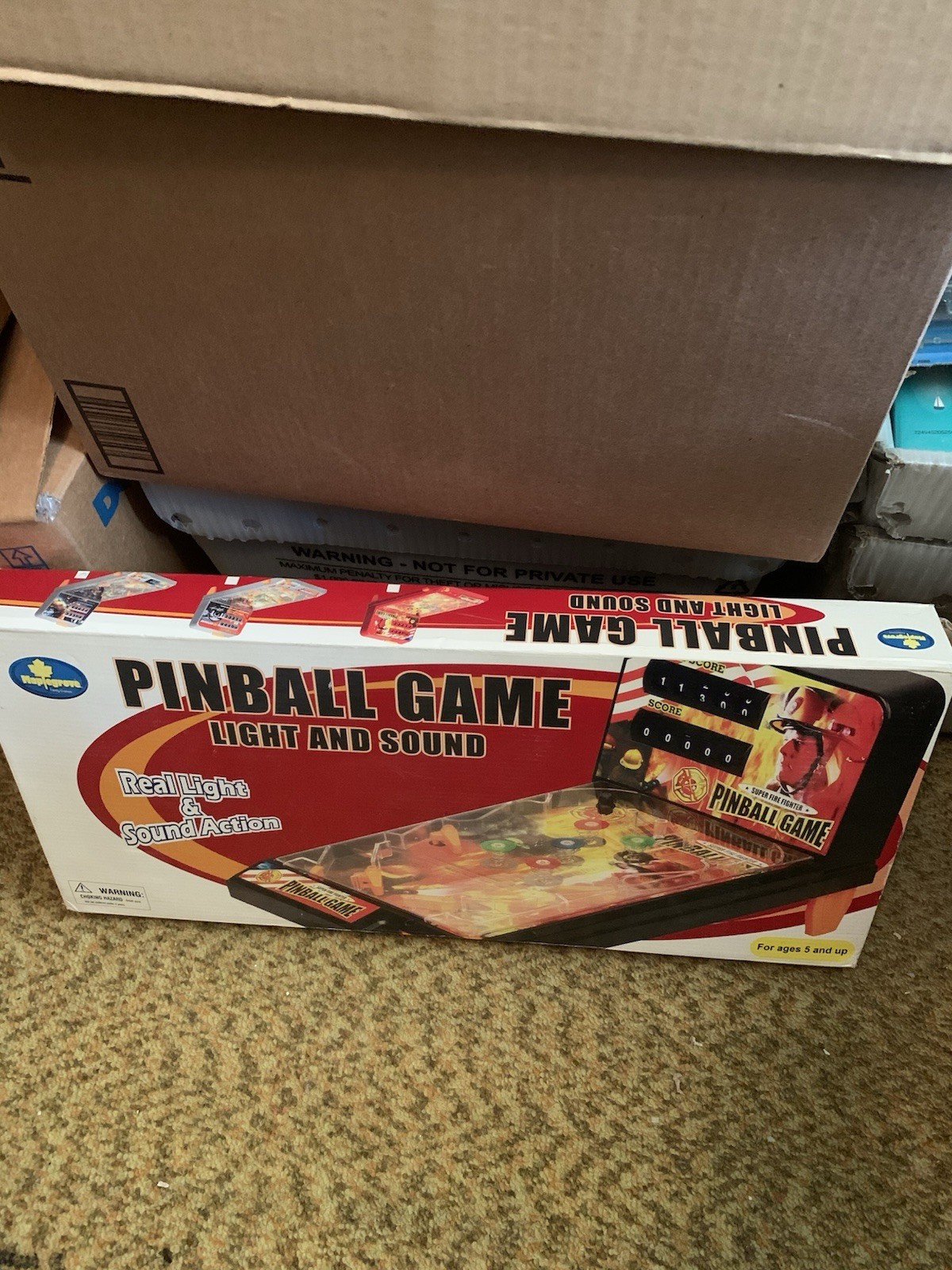 Table Top Pinball Game With Lights And Sounds