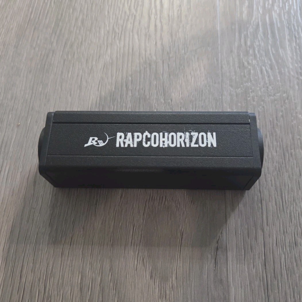 RapcoHorizon PTT BLOX Push-to-Talk Device, XLR 3-Pin, Mute Switch, Black