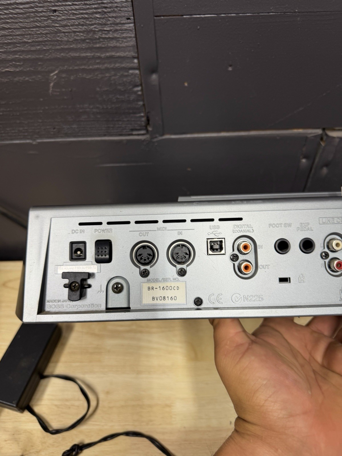 BOSS BR-1600CD Digital Multi Track Recorder. Tested See Pics!