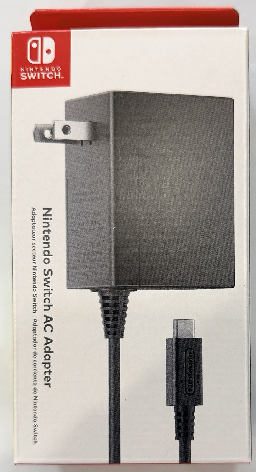 Original Nintendo Switch Ac Adapter - Black (Brand New)