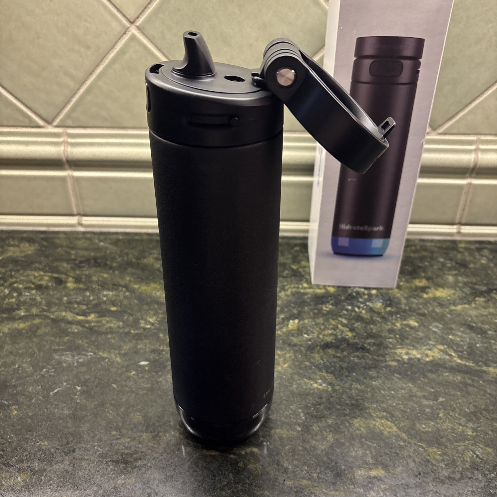 Hidrate Spark PRO 2 Black – Smart Hydration Bottle with Drink Reminders
