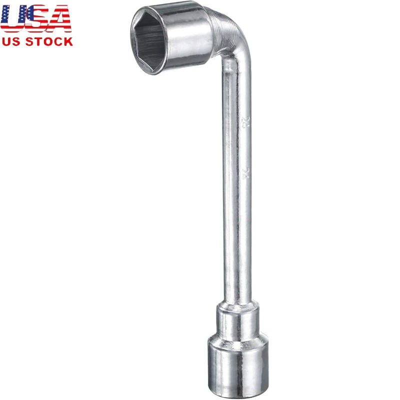 L Shaped Socket Wrench 6 Point 90 Degree Handle Automotive Plumbing Repairs New