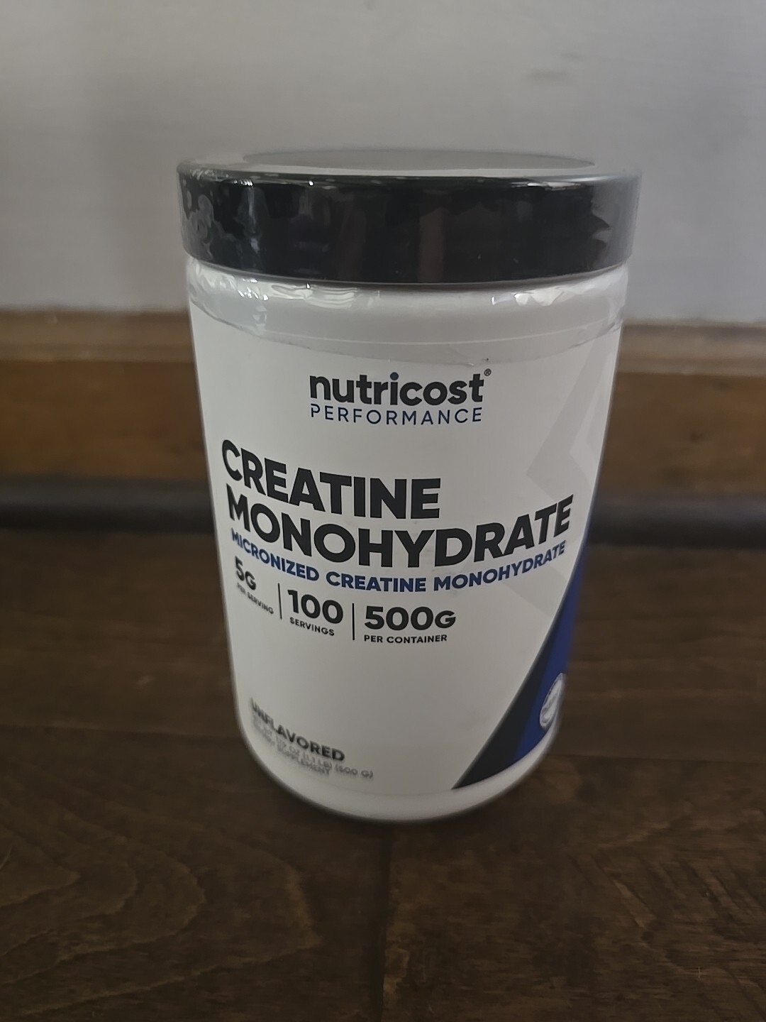 Nutricost Creatine Monohydrate Unflavored Powder 500g 100serv EXP 1/2027