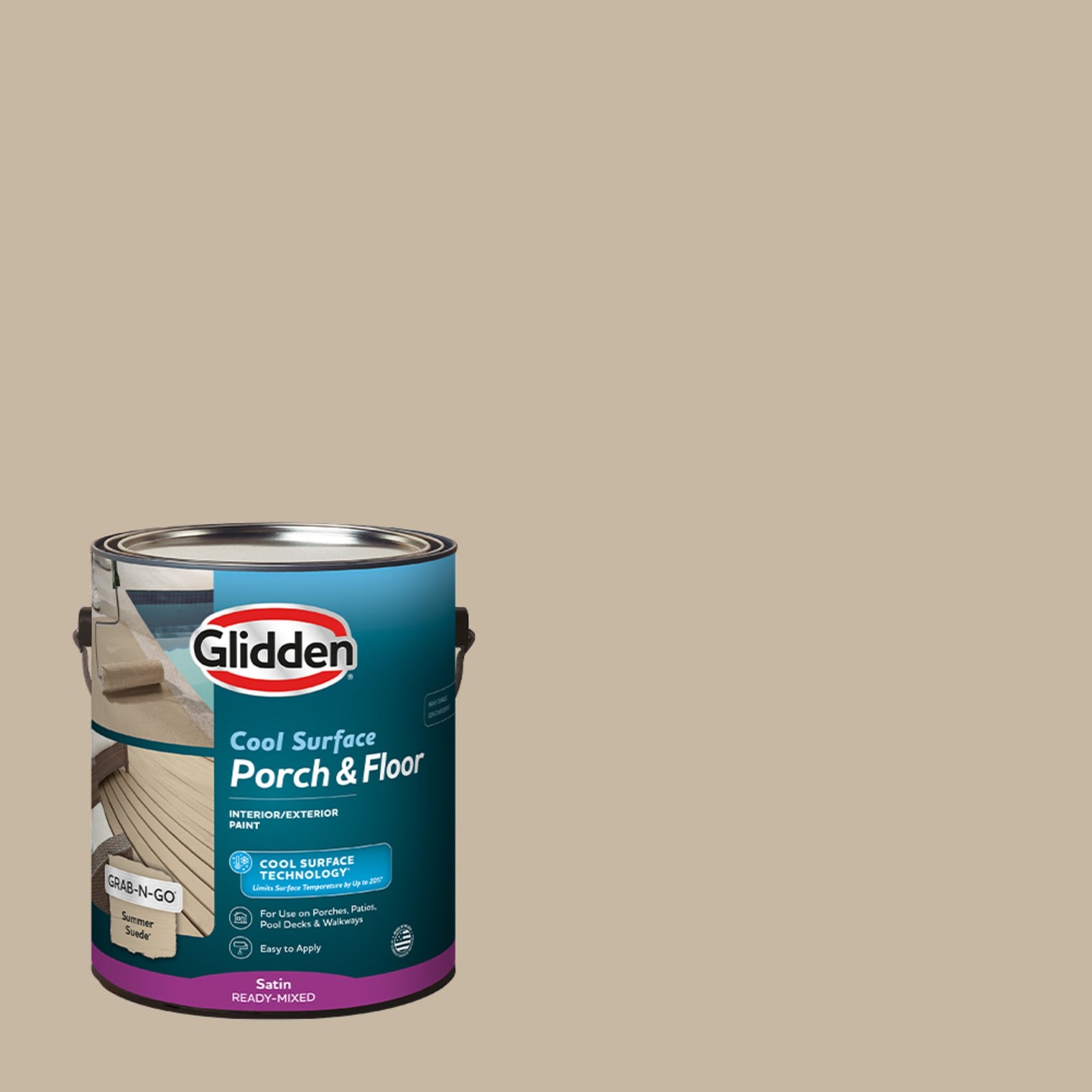 Glidden Glidden Porch and Floor with Cool Surface Technology Satin
