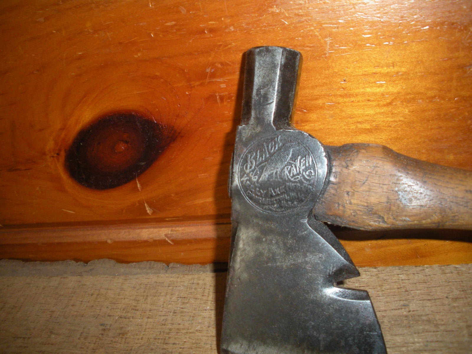 RARE Black Raven Hatchet / Charleston, W.V. / Collector Grade Hatchet