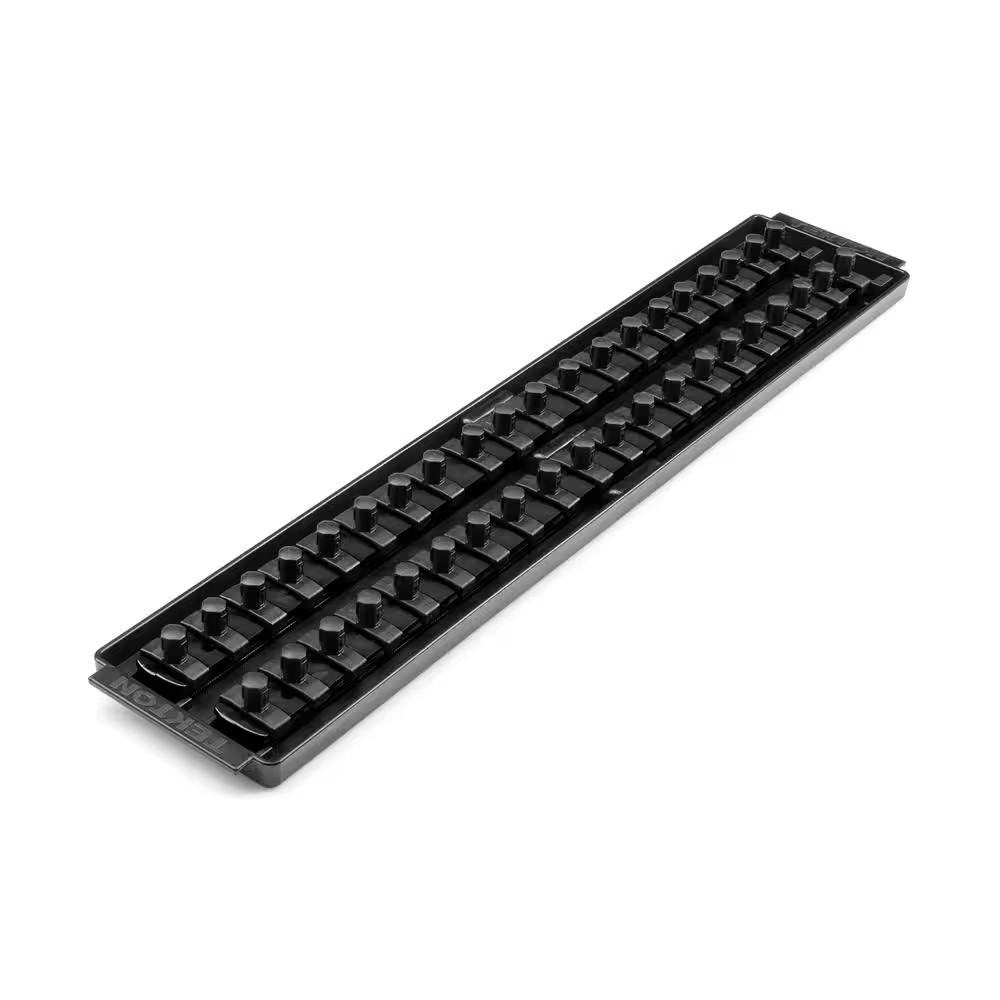 3/8 In. Drive 2-Rail Socket Organizer Set, Black (40-Tool)