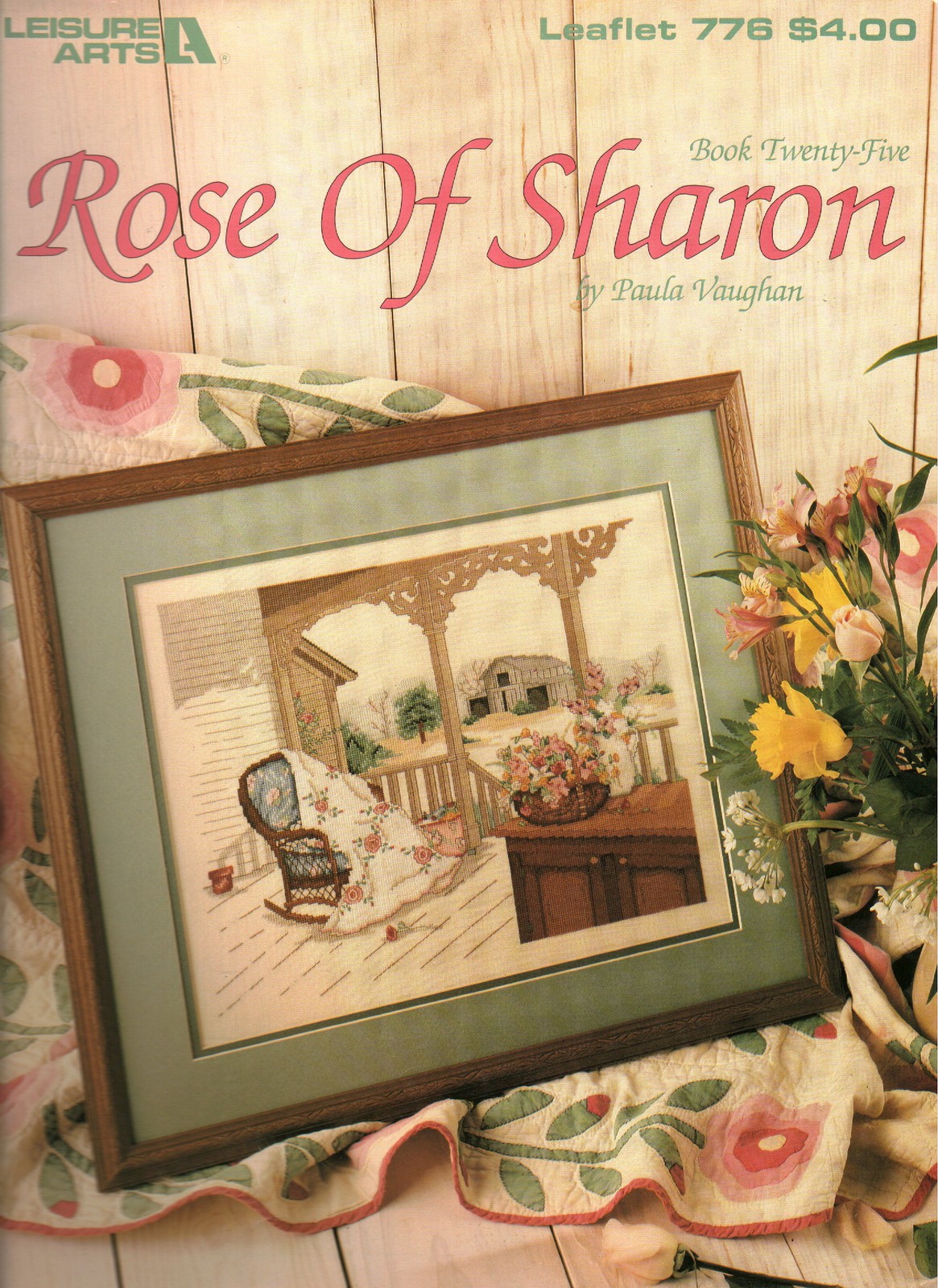 Rose of Sharon Book 25 by Paula Vaughan Cross Stitch | Leisure Arts 776