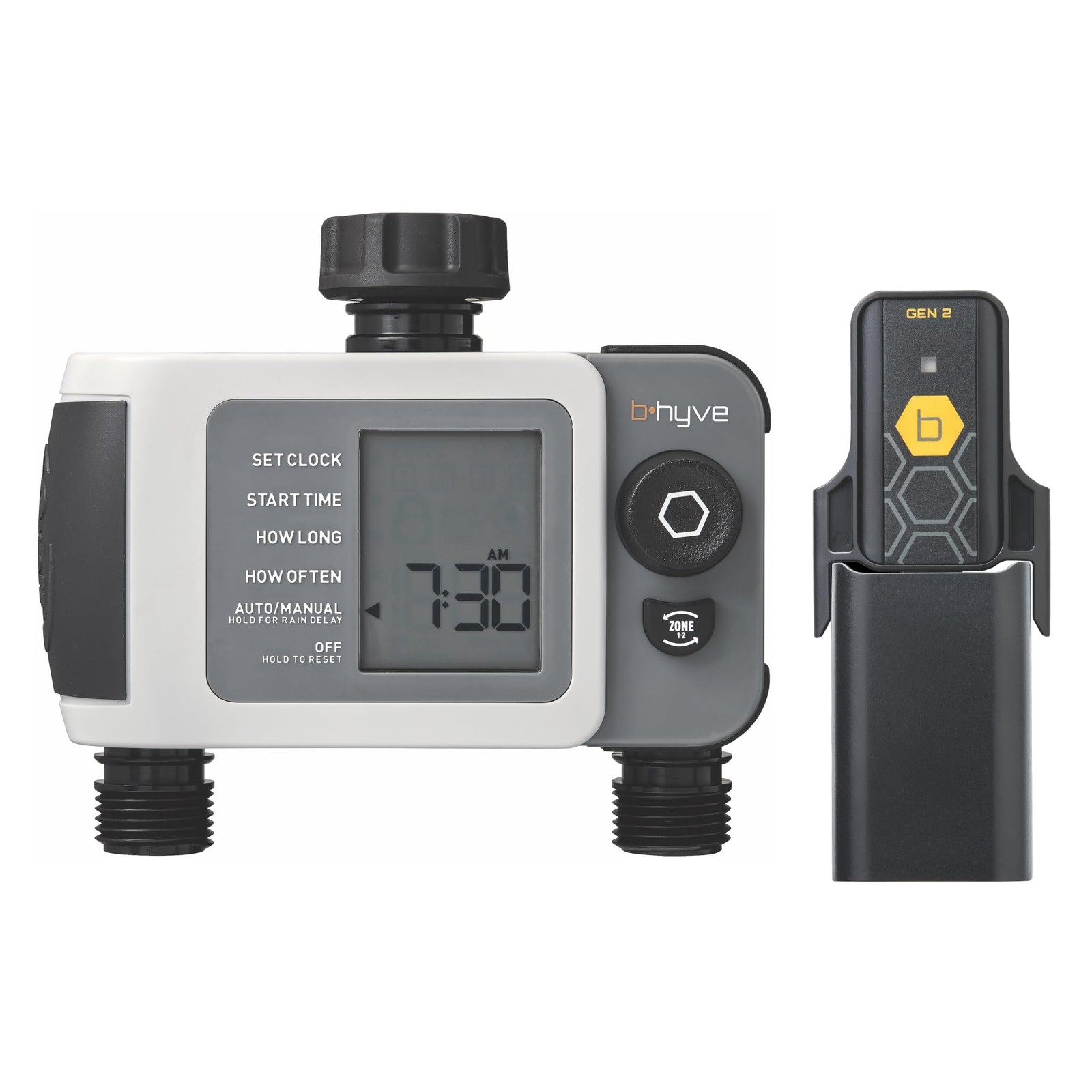 Orbit 24637 B-Hyve Xd 2-Port Smart Hose Watering Timer Wi-Fi Hub