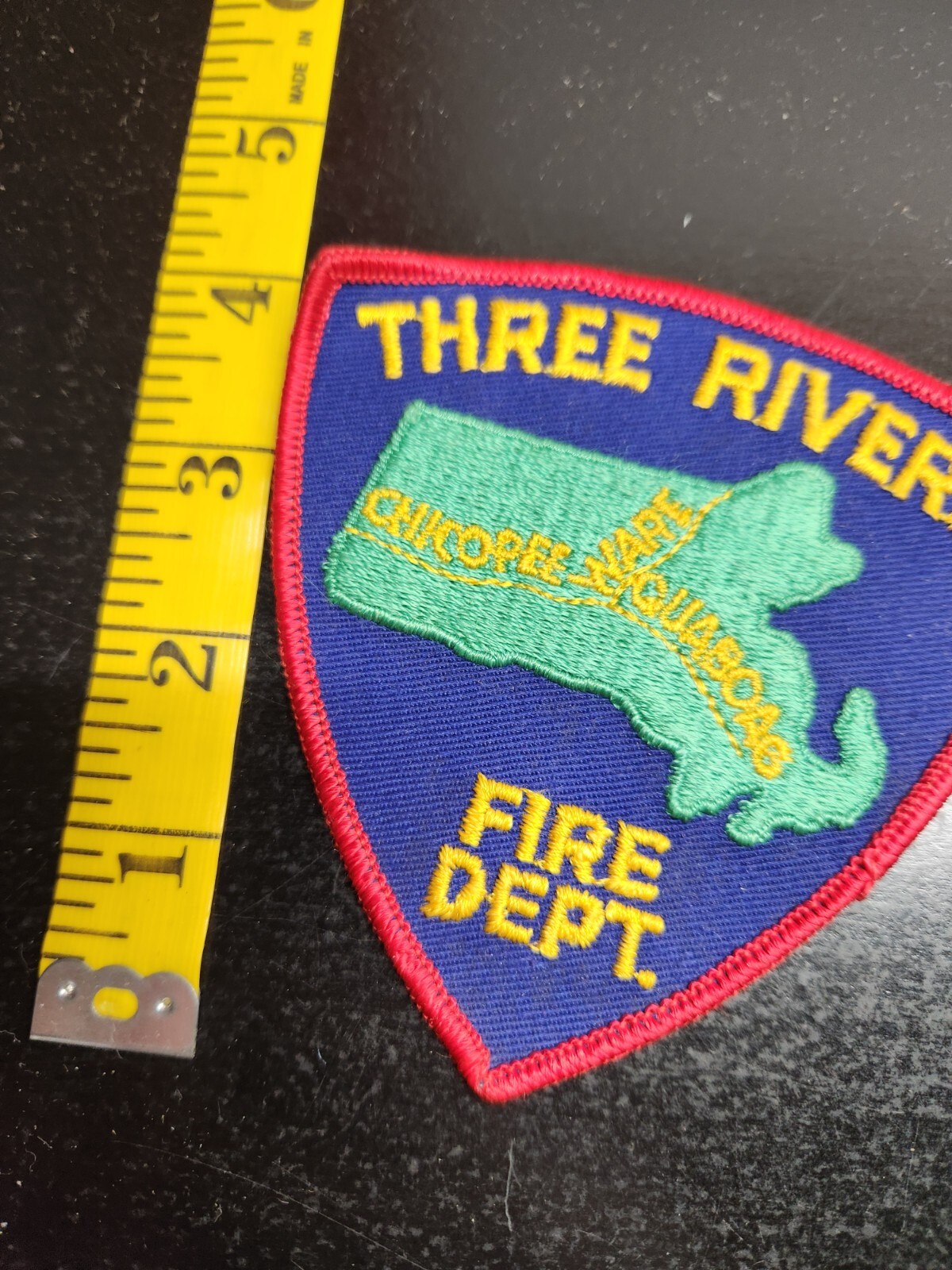 Vintage Three Rivers Pennsylvania Fire Department Patch