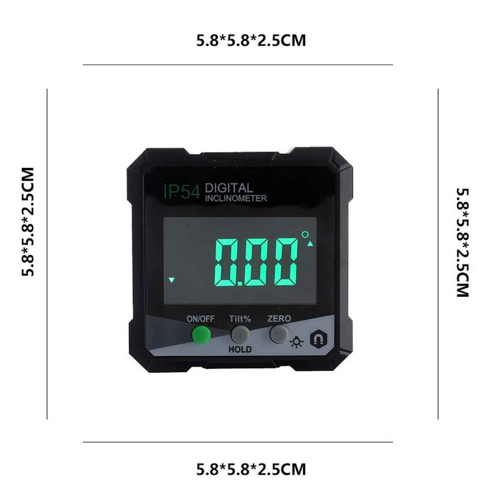 Inclinometer IP54 Digital Angle Gauge for Construction Building Carpentry