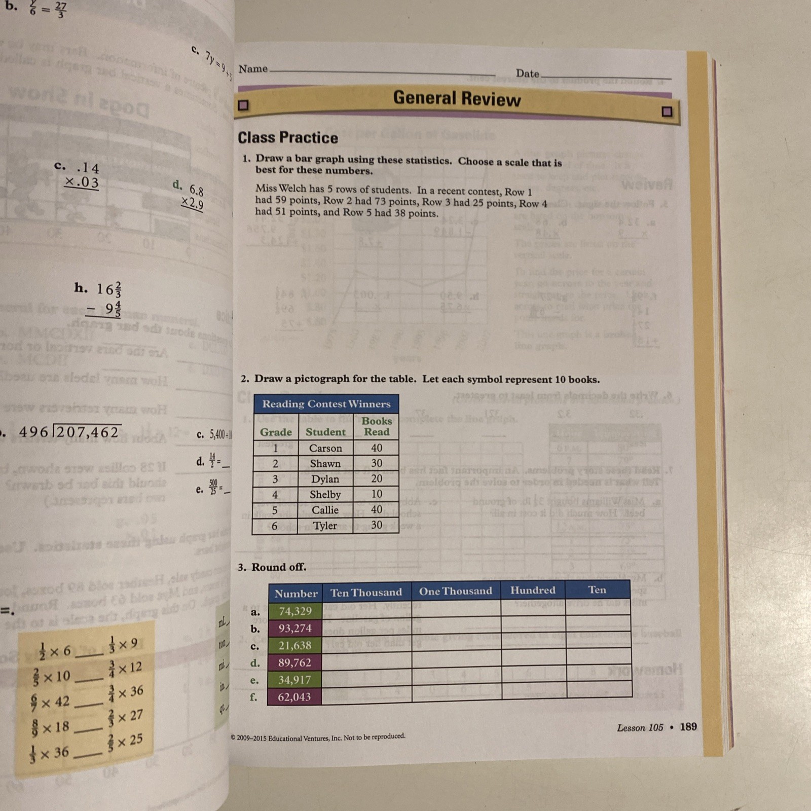 Abeka Arithmetic 5 - Fourth Edition Math Workbook. Cut Cover