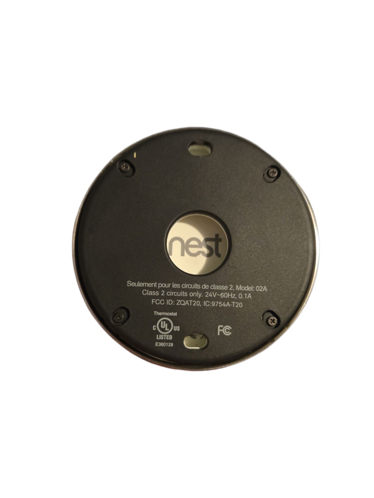 Google Nest 2nd Generation 02A WiFi Smart Learning Thermostat