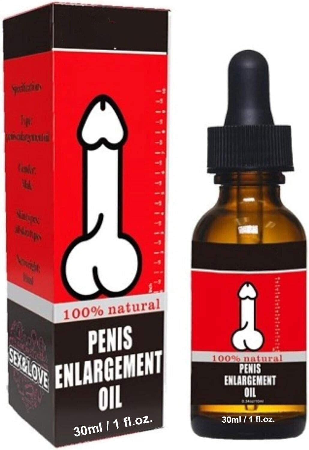 🔥Male Natural Enlarger Cream Big & Thick Growth Faster XXL Enhancement Oil 30mL