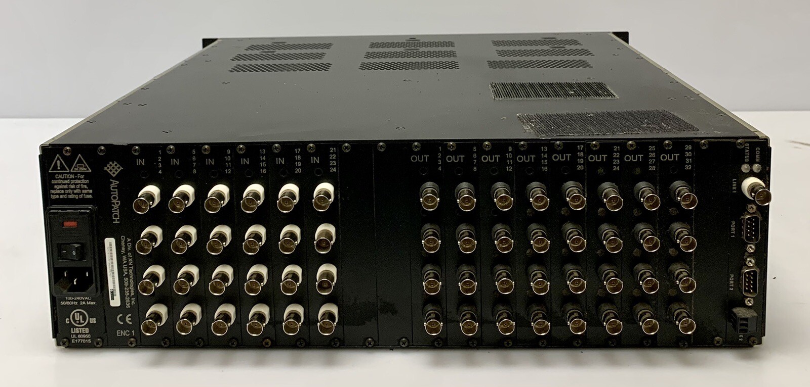 AutoPatch 3RU Modula Series Local Control Panel for Matrix Switchers