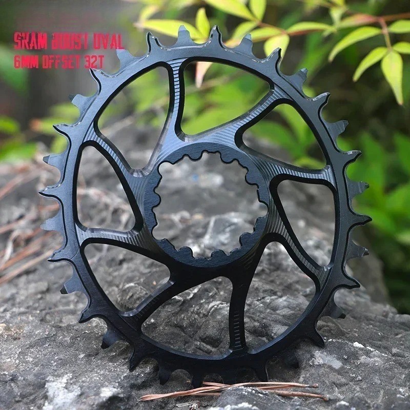 3 Nails Bike Chainwheel 3/6mm OFFSET Mountain Bicycle Oval Round Chainring