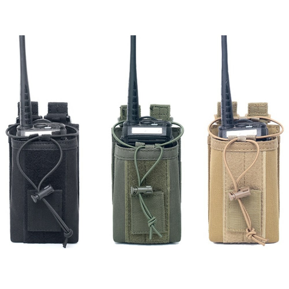 Tactical Molle Radio Pouch Outdoor Walkie Talkie Waist Bag Holder Pocket Holster