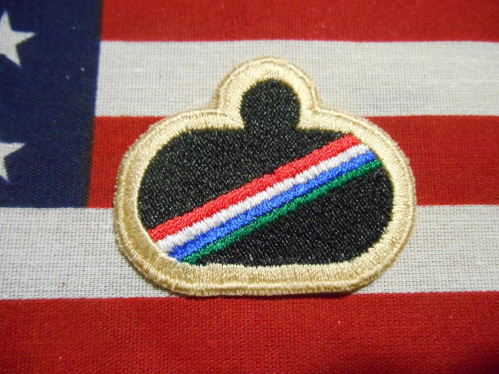 5th SPECIAL OPERATIONS SUPPORT COMMAND Airborne Humped Para Oval Patch