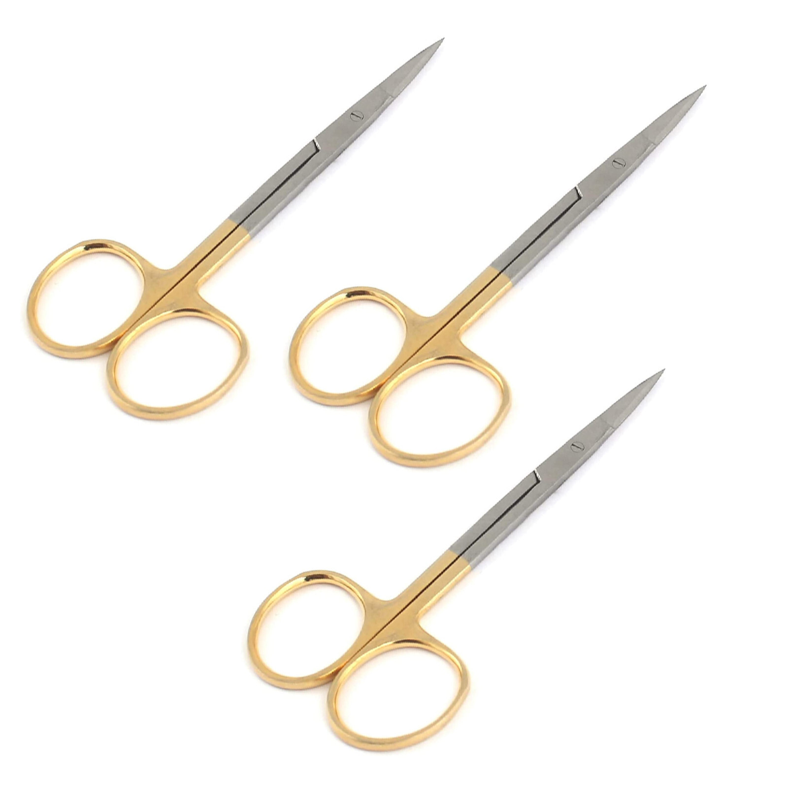 3 SuperCut Iris Scissor Straight 4.5" Surgical Instruments