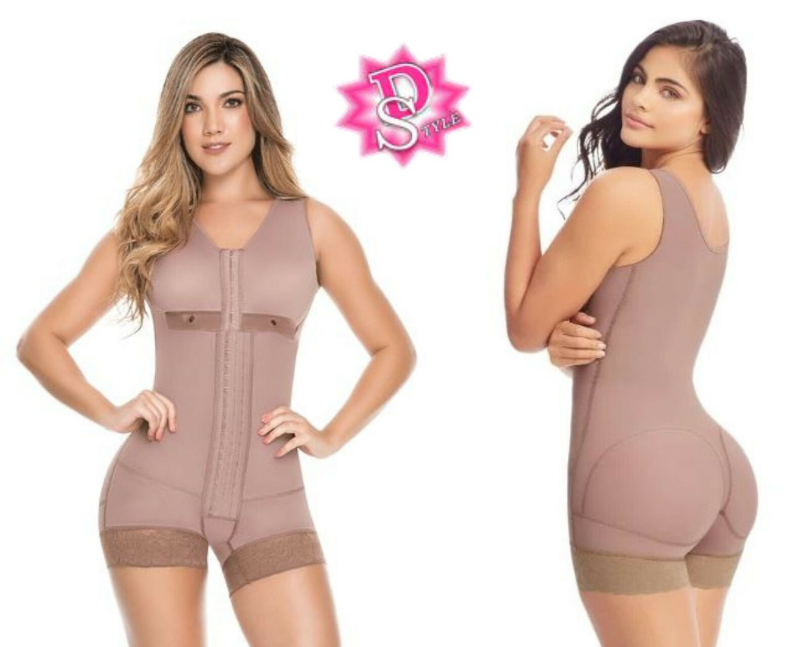 FAJAS COLOMBIANAS POST CIRUGÍA BOYSHORT BODY SHAPER FIRM CONTROL DELIE 11086