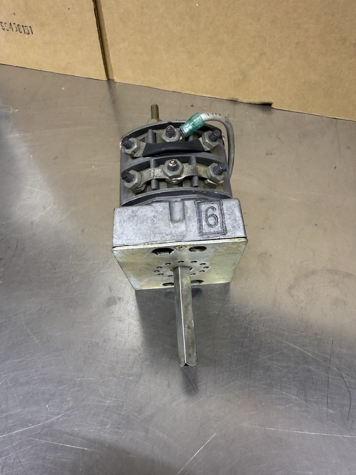 Westinghouse 505A702G04 4 Position Selector Switch Type W-2 600V Max Made In USA