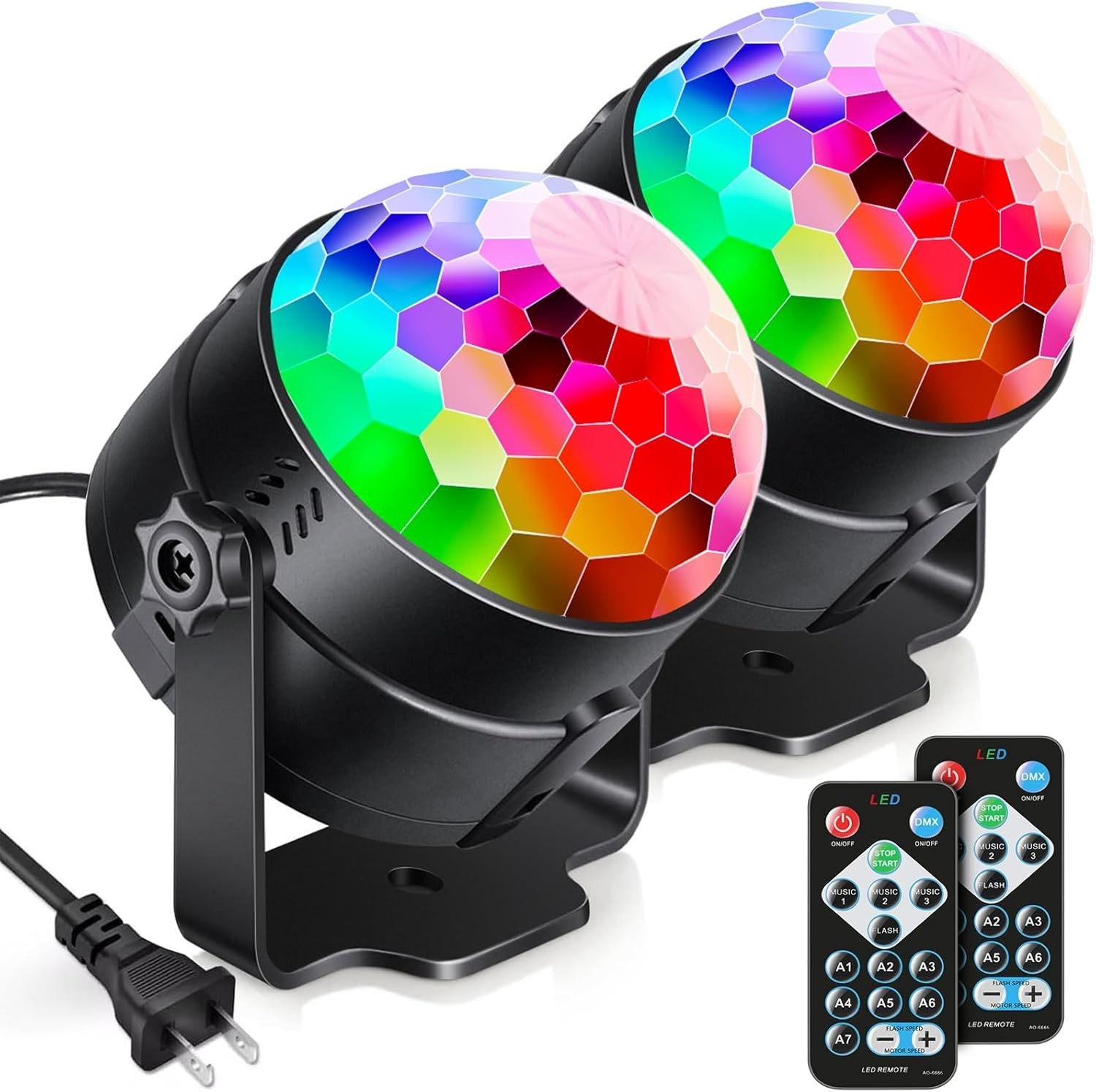 Multi-Function Disco Ball Lights with Remote - Perfect for Dance Parties & Gifts