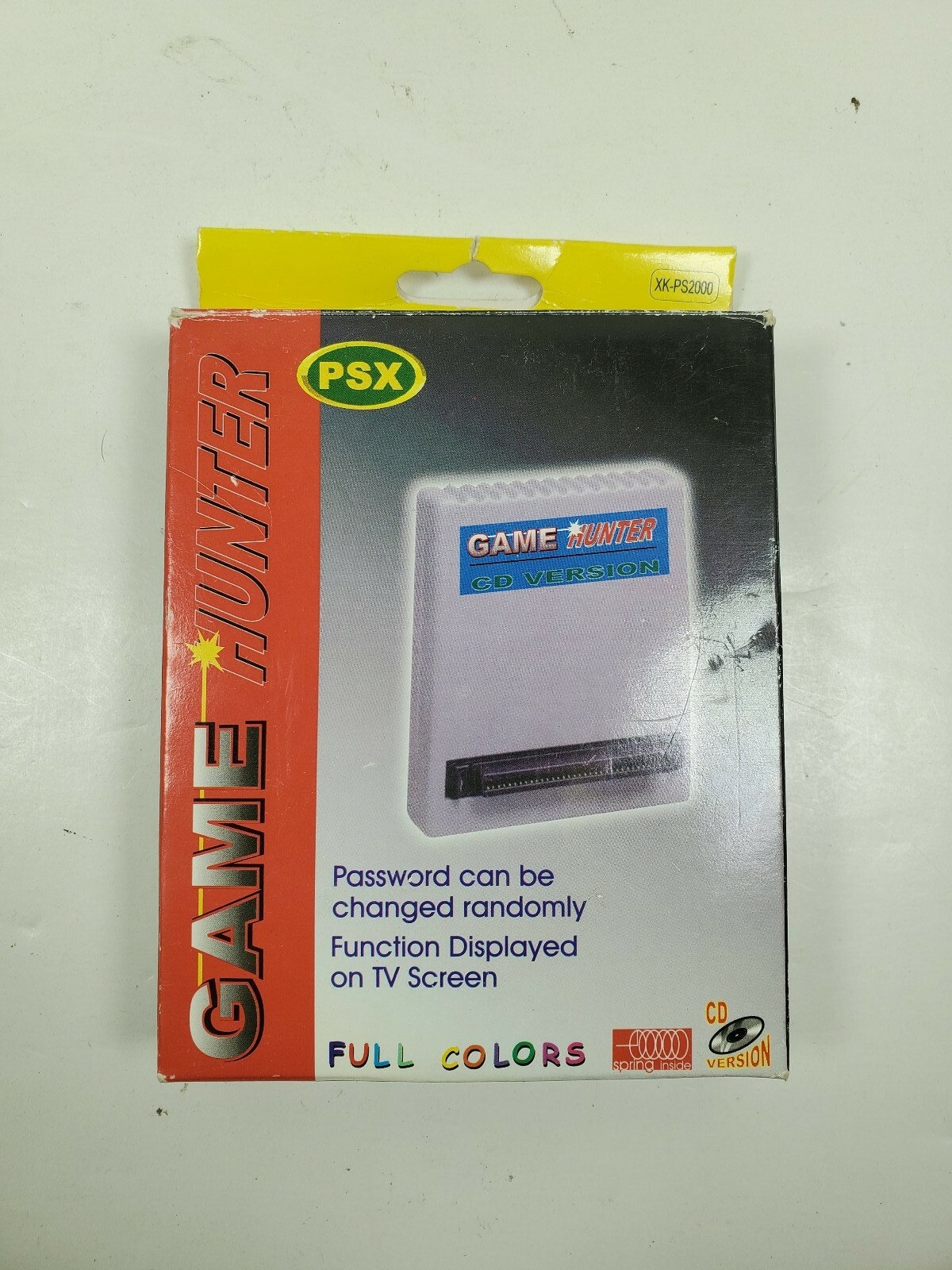 Game Hunter PSX PlayStation CD Version XK-PS2000 Complete Cheat Device CIB