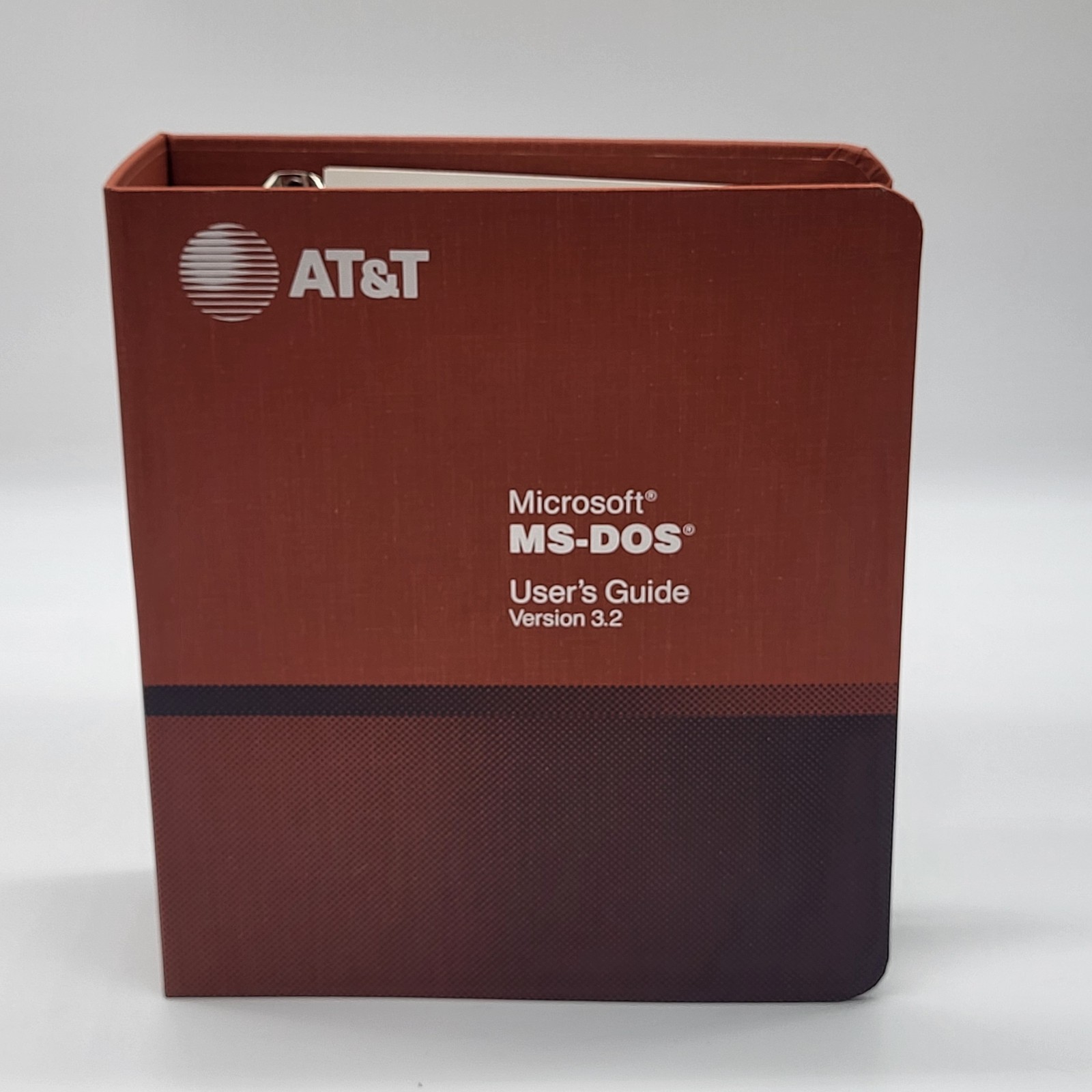 AT&T Microsoft MS-DOS v3.2 Factory Sealed 2-Disk Set User Guide 6300