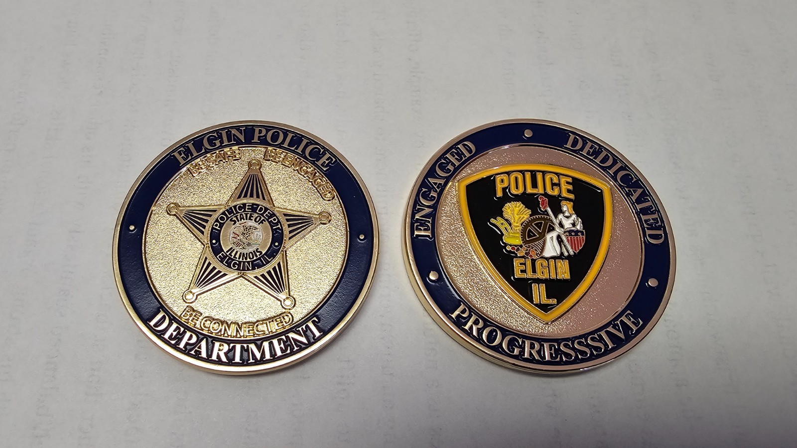 Elgin Police Department Challenge Coin
