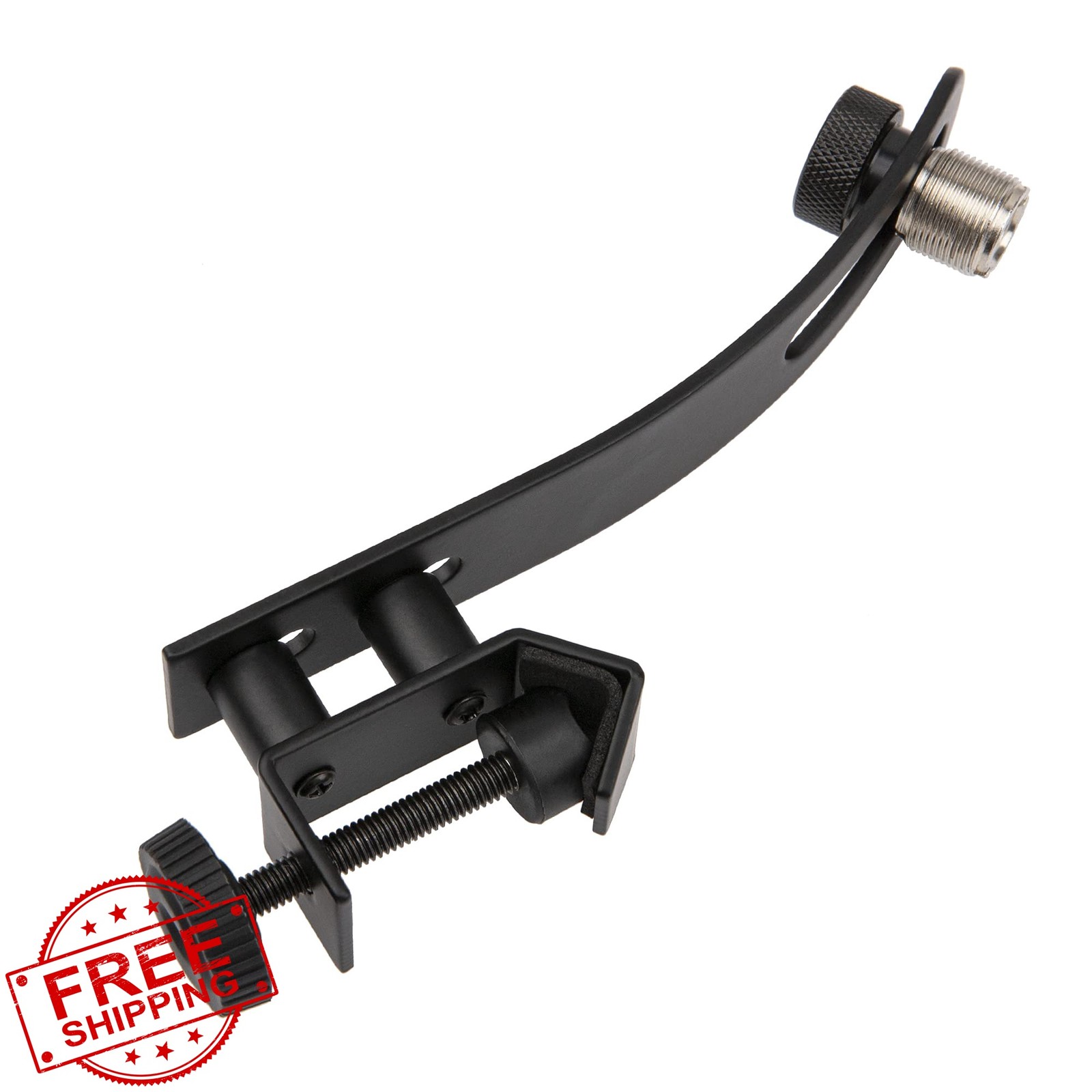 Yootones Drum Microphone Shockproof Clip Mount Black