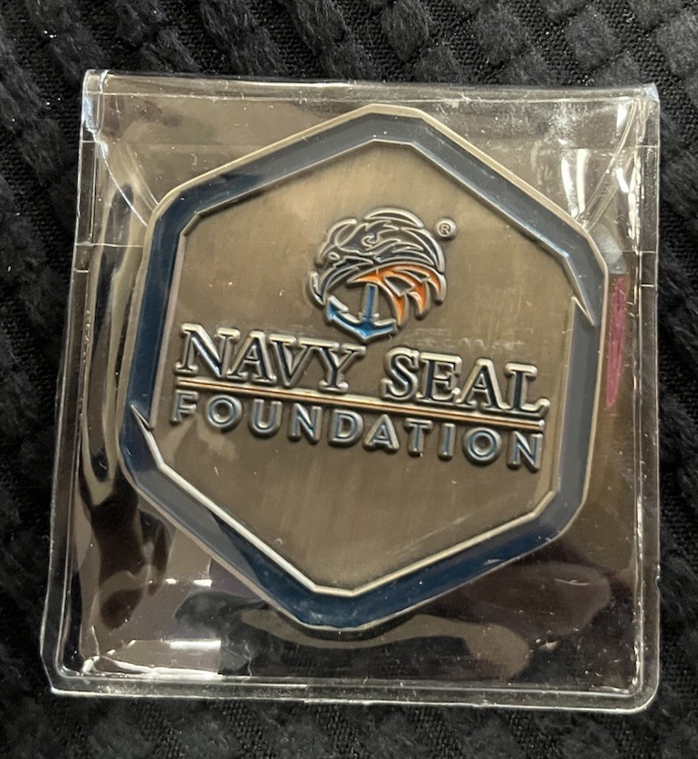 Navy Seal Foundation Challenge Coin Supporting Team Work brand New