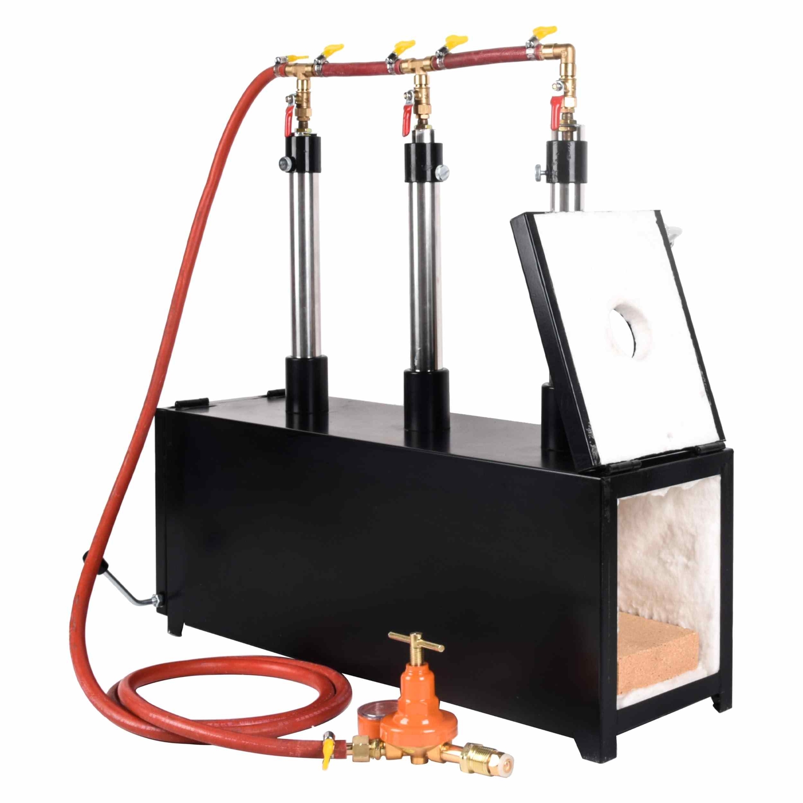 Propane Forge Propane Knife Forge Three Burner w/2 door Large Capacity