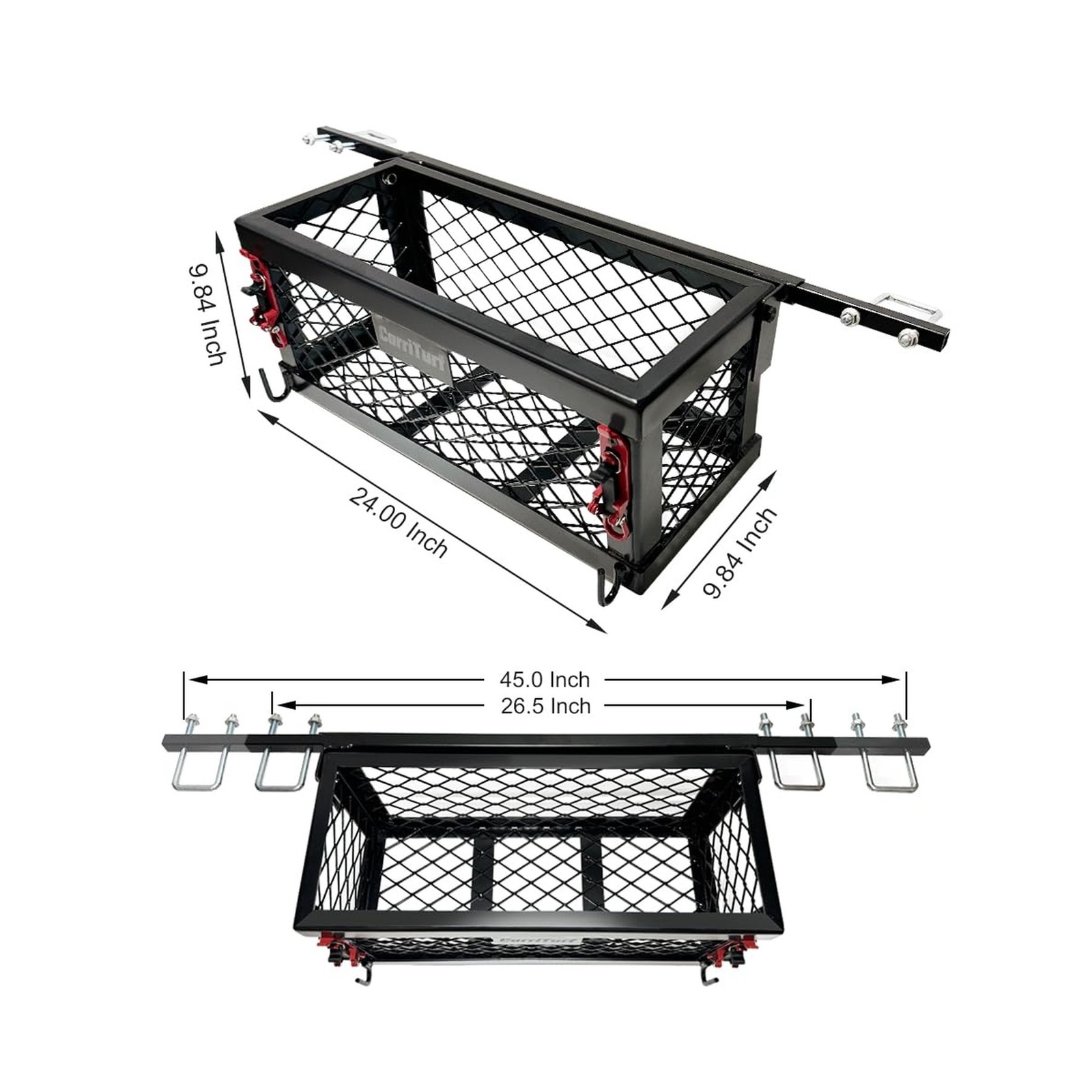 Heavy Duty Tractor Tool Box Universal-Fitting Tractor Tool Tray Accessories w...