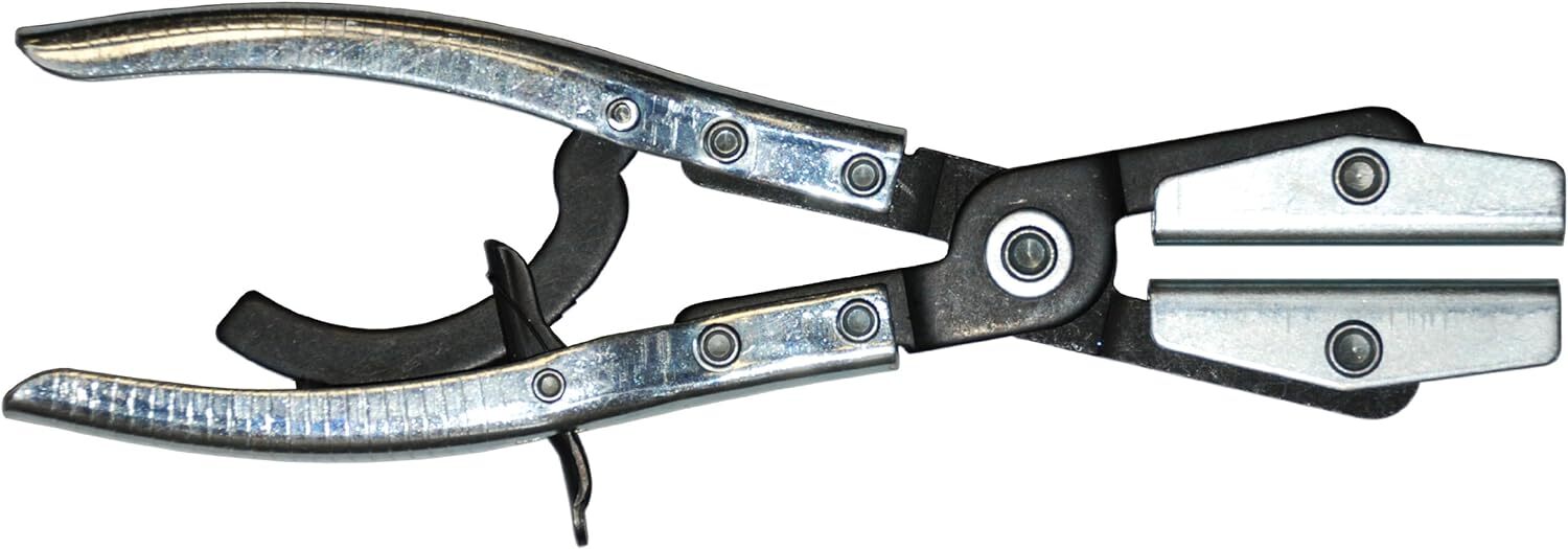 Zinc Radiator Hose Pinch Off Pliers with Automatic Locking Ratchet 1 Size