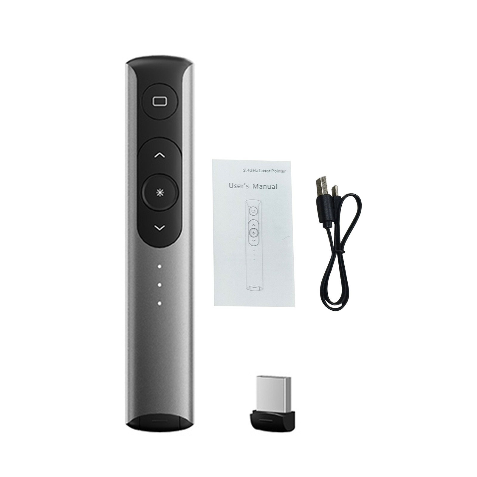 1 Wireless Presenter Rechargeable Black Control For Large Audiences TFMJ