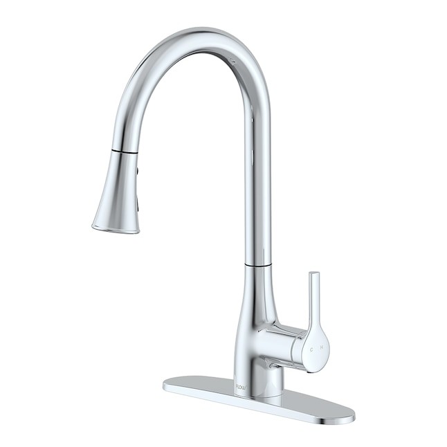 MOUNT PULL - FLOW CHROME SINGLE HANDLE DECK