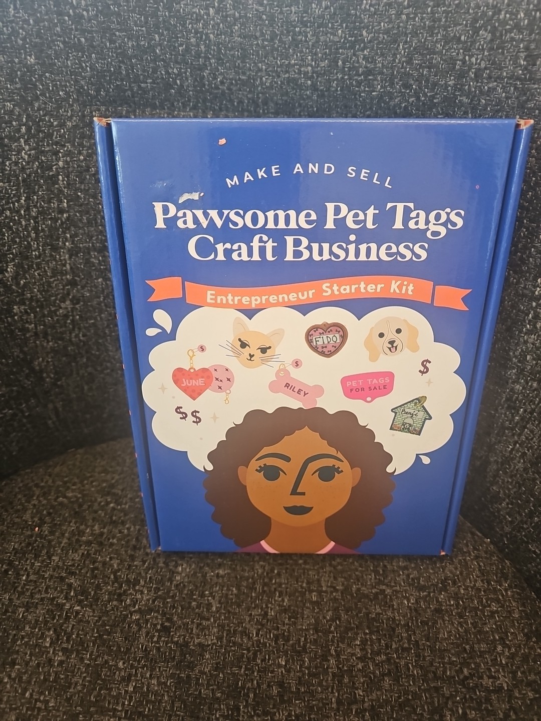 NIB Make And Sell Pawsome Pet Tags Kids Craft Business Entrepreneur Starter Kit