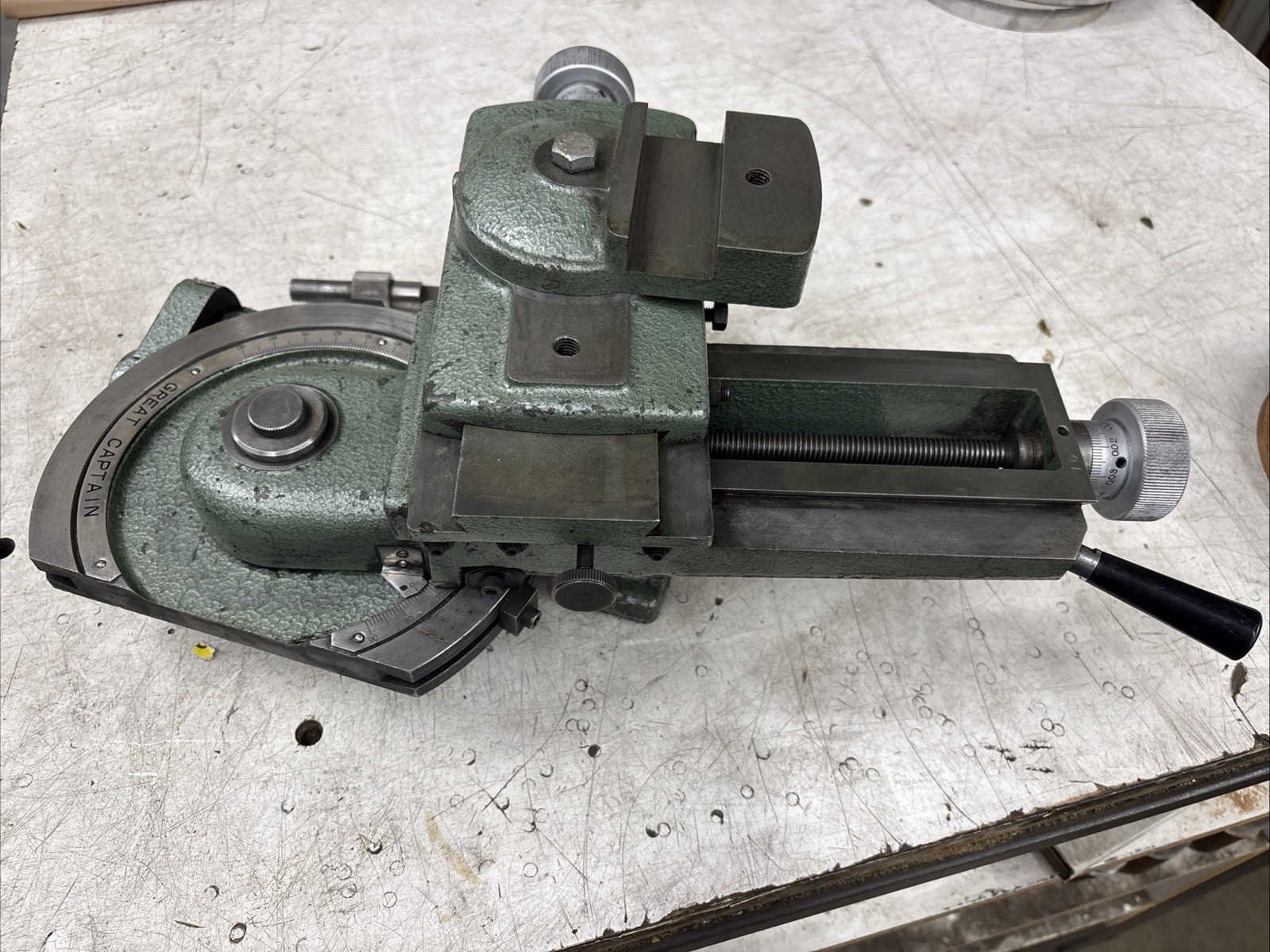 Great Captain Tool Cutter Grinder Radius Grinding Attachment EXCELLENT CONDITION