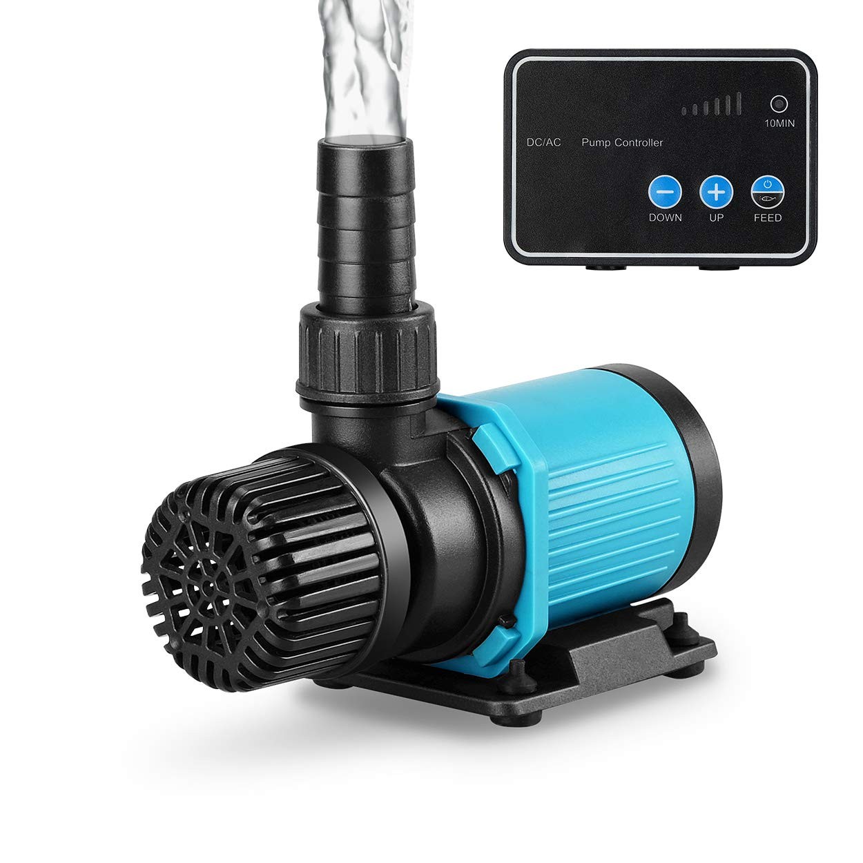800GPH 30W16FT Aquarium 24V DC Water Pump with Controller, Submersible and In...