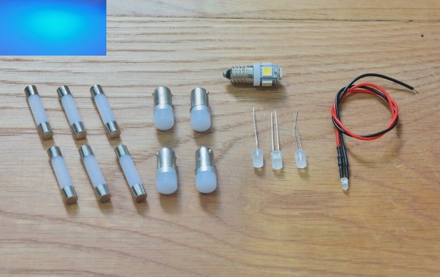 Kenwood KT-7000 replacement LED Lamps bulb lights kit upgrade set BLUE