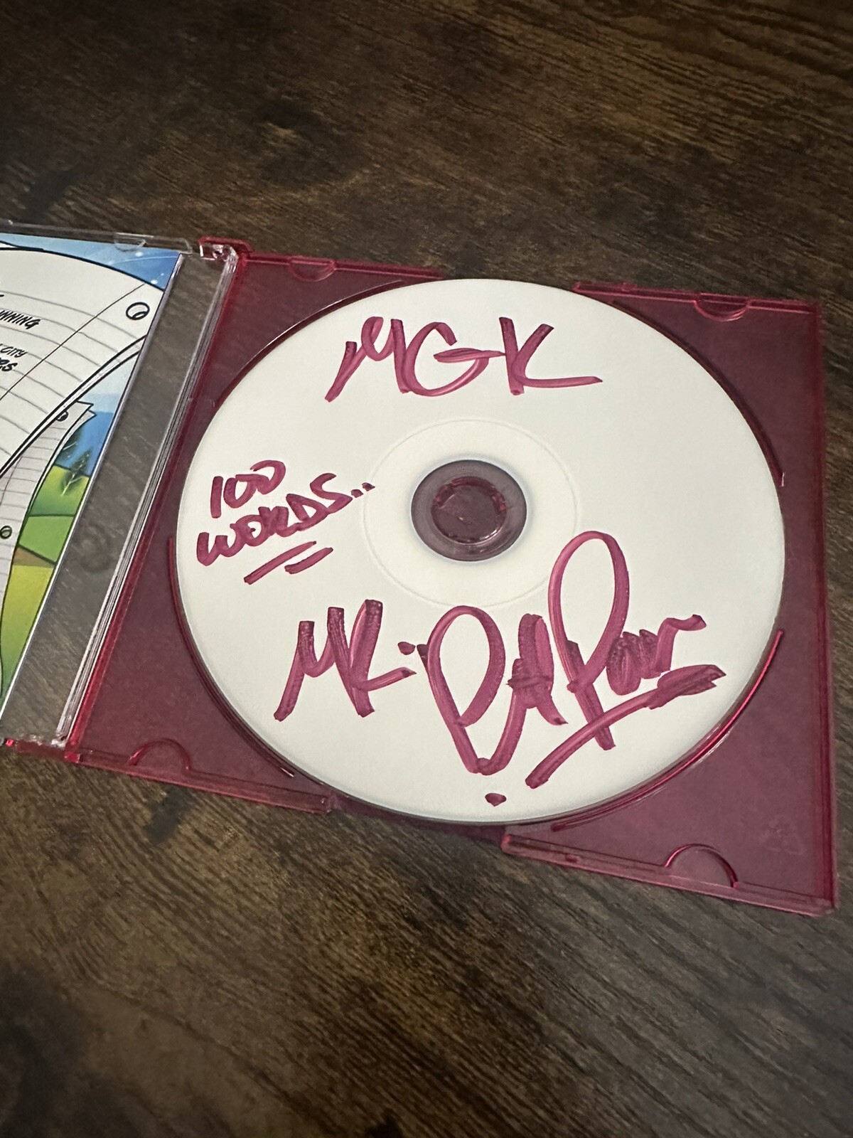 Machine Gun Kelly / MGK - “100 Words & Running” [mixtape] CD - RARE