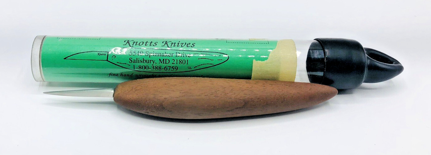 KNOTTS KNIVES WOOD CARVING KNIFE WOODCARVING ORIGINAL rare whittling bird decoy
