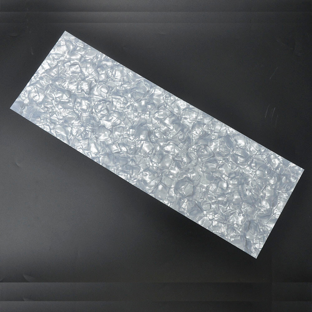 11" x 60" Drum Wrap Gauge 0.50mm Musical Instrument Deco Sheet Diamond White