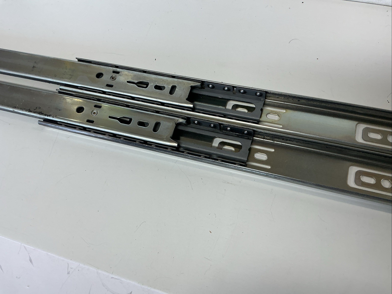 Two Older Accuride Drawer Slides 15-1/2” Inch