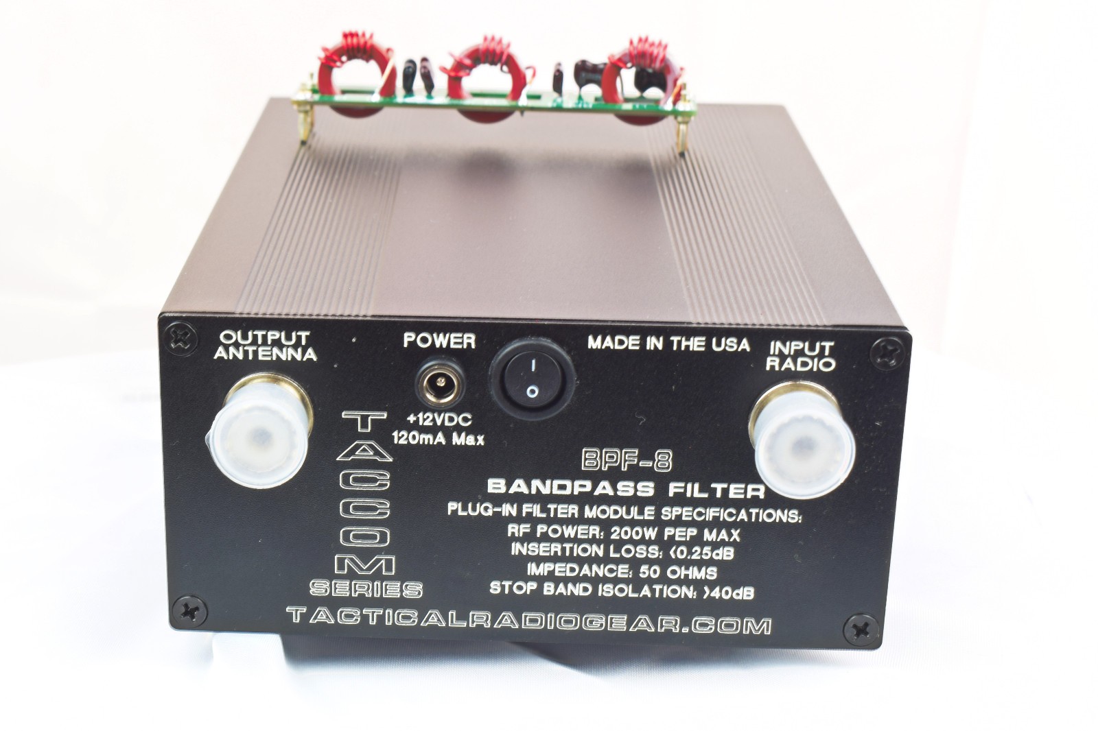BPF-8 BAND PASS FILTER ARRAY