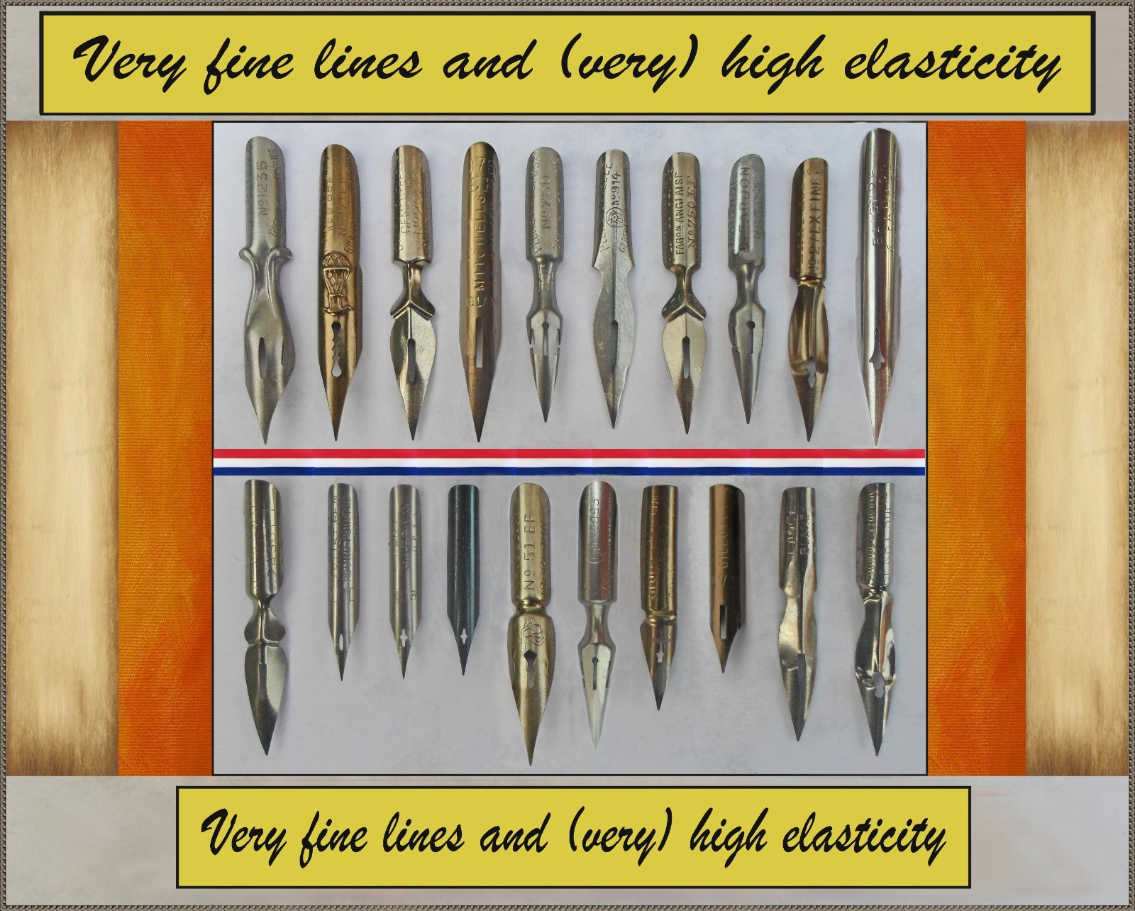 Update July´25:  20 nibs with very fine lines and (very) high elasticity