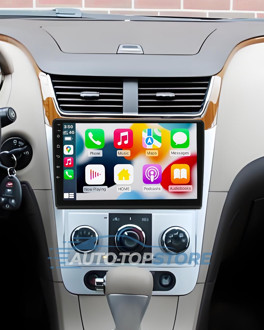 For 2008-2012 Chevrolet Malibu 10.1" Android 15 Carplay Car Stereo Radio GPS Nav