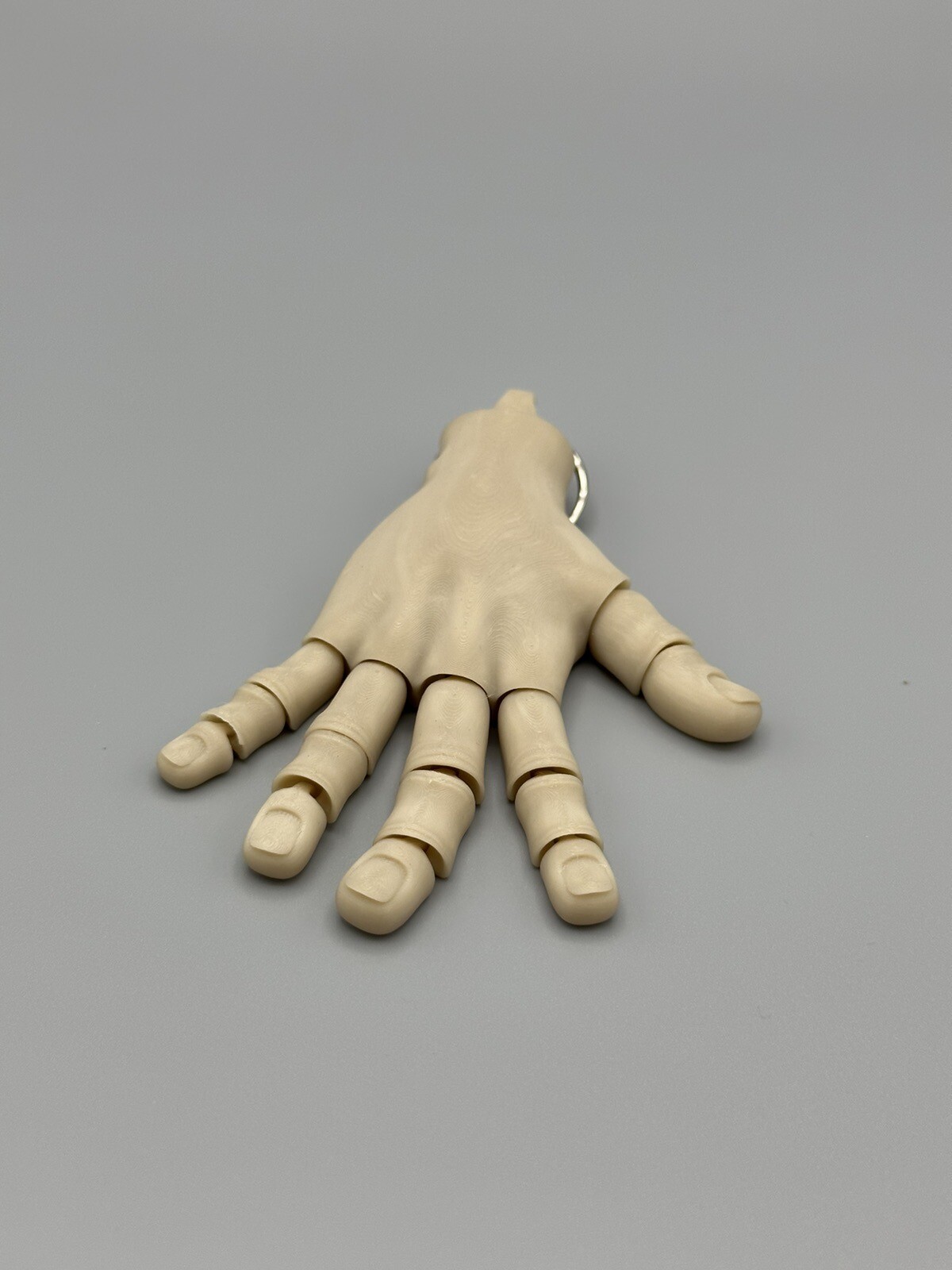 Flexi Hand Keychain Charm Keyring Zipper Pull