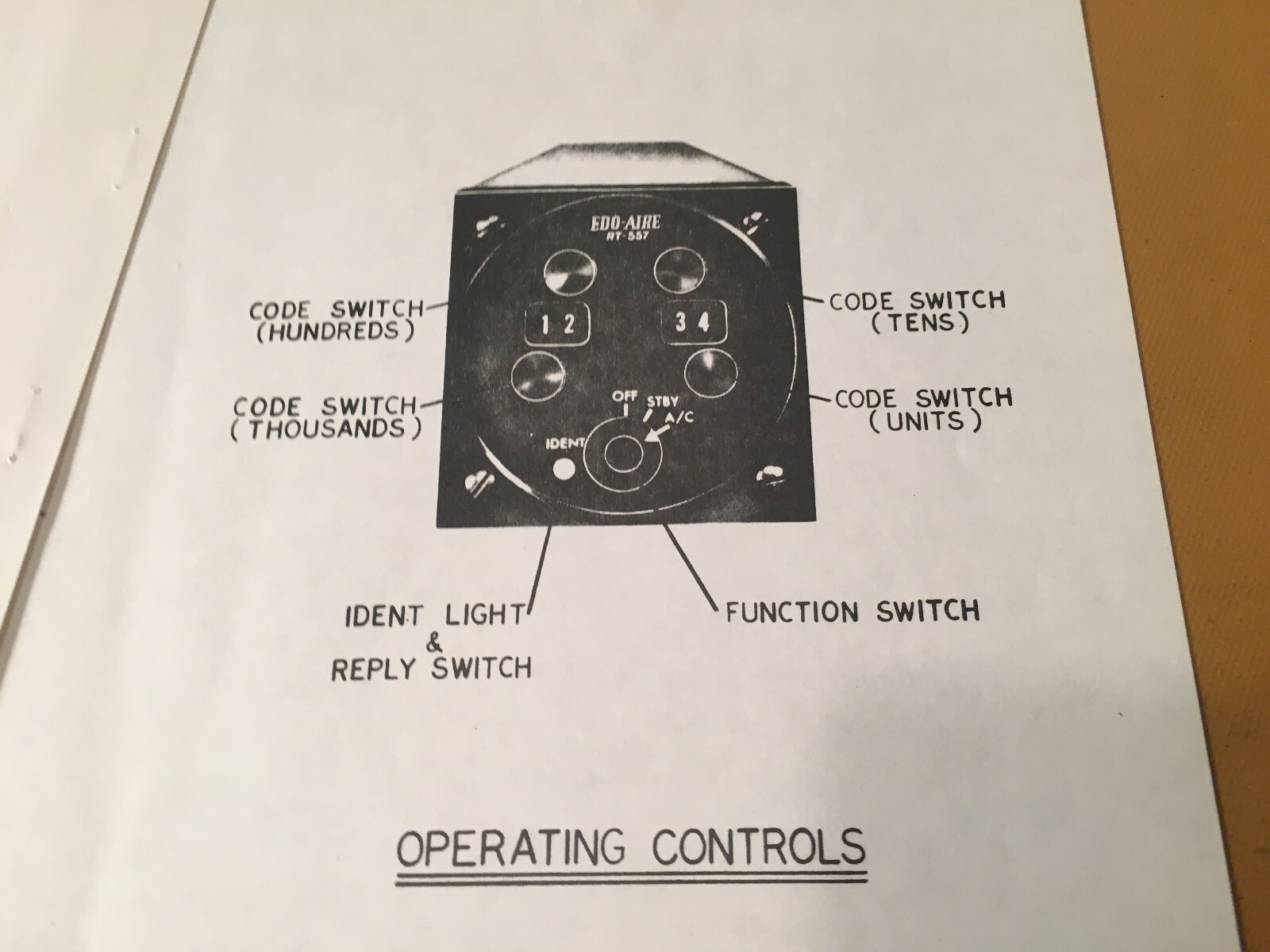 Edo RT-557  Install Manual