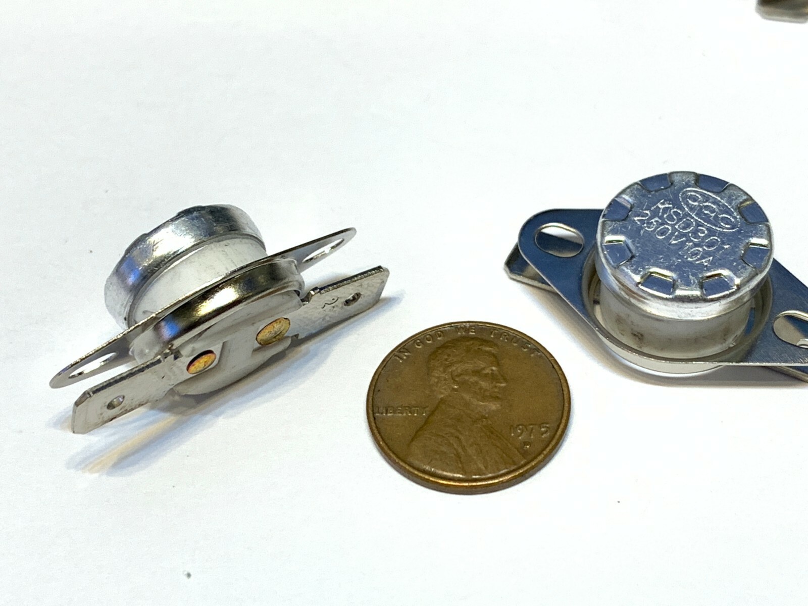 2 Pieces N/C 185ºC 365ºF normally closed Thermal  Thermostat switch KSD301 A24
